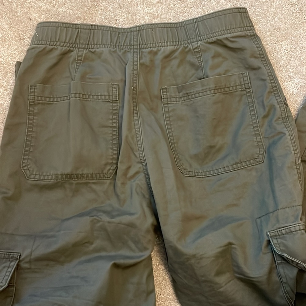 Abercrombie & Fitch Olive Green Cargo Pants - Picture 4 of 4